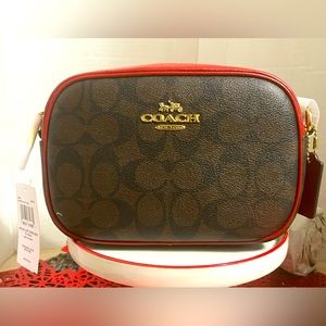 Jamie mini Camera Bag in Signature Canvas